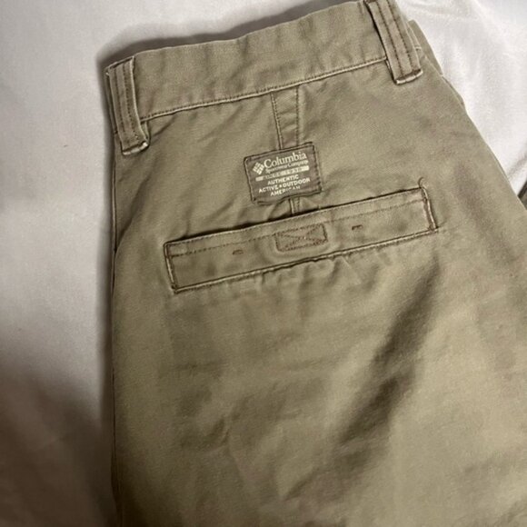 Columbia Pants Mens 32x27 Beige Omni-Shield Lightweight Hiking Cargo - Picture 4 of 5